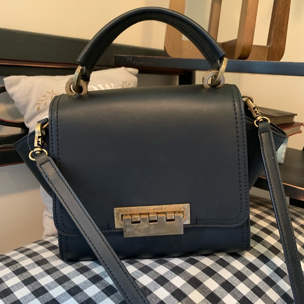 Zac Posen Eartha Iconic Top Handle Crossbody Black